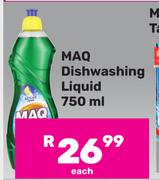 MAQ Dishwashing Liquid-750ml Each