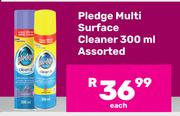 Pledge Multi Surface Cleaner Assorted-300ml Each