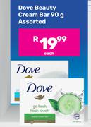 Dove Beauty Cream Bar Assorted-90g Each
