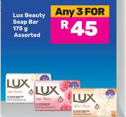 Lux Beauty Soap Bar Assorted-For Any 3 x 175g