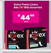 Kotex Panty Liners Assorted-88s Or 100s