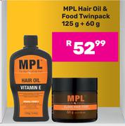 MPL Hair Oil & Food Twinpack-125g + 60g