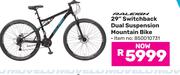 Raleigh 29" Switchback Dual Suspension  Mountain Bike
