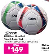 Shoot TPU Practice Ball Size 5 Assorted-Each