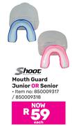 Shoot Mouth Guard Junior Or Senior-Each