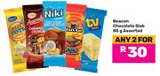 Beacon Chocolate Slab Assorted-For Any 2 x 80g