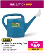 Addis 5Ltr Plastic Watering Can