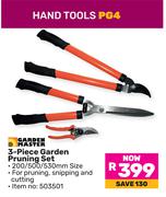 Garden Master 3-Piece Garden Pruning Set