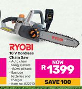 Ryobi 18V Cordless Chain Saw
