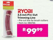 Ryobi 3.5mm Pre Cut Trimming Line