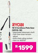 Ryobi 18V Cordless Pole Saw XPCS-18