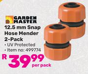 Garden Master 12.5mm Snap Hose Mender 2 Pack-Per Pack
