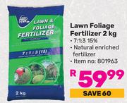 Protek Lawn Foliage Fertiliser-2Kg
