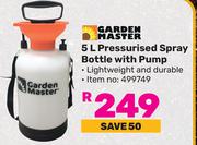 Garden Master 5L Pressurised Spray Bottle With Pump