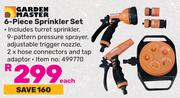 Garden Master 6 Piece Sprinkler Set-Each
