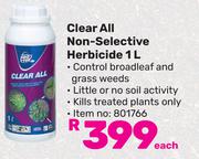Protek Clear All Non Selective Herbicide-1L Each
