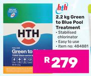 HTH 2.2Kg Green To Blue Pool Treatment