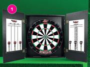 Shot Renegade Dartboard Cabinet Set