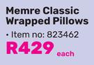 Memre Classic Wrapped Pillows-Each
