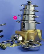 Tissolli Tango 12 Piece Stainless Steel Cookware Set