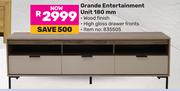 Grande Entertainment Unit 180mm