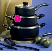 Bennett Read 8 Piece NonStick Aluminium Cookware Set