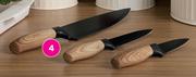 Koga 3 Pc Knife Set Or 3 Pc Knife And Sharpener Set