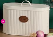 Mainstays Metal Bread Bin Grey Or Stone
