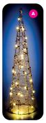 Battery Operated Cone Shaped LED Decorative Light 16 x 16 x 60cm