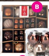 44 Piece Bauble Tray Set