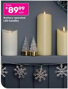 Battery Operated LED Candles-Each