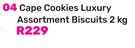 Cape Cookies Luxury Assortment Biscuits-2Kg