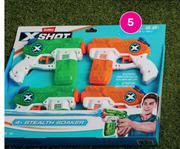 Zuru X-Shot Water Blaster Warfare Stealth Soaker 4 S