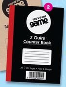 Game 192 Page 2 Quire Hard Cover Book Feint Or Quad Margin