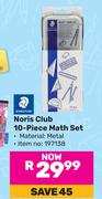 Staedtler Noris Club 10 Piece Math Set
