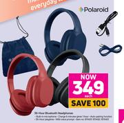 Polaroid 36 Hour Bluetooth Headphones-Each