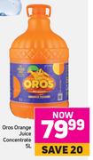 Oros Orange Juice Concentrate-5Ltr