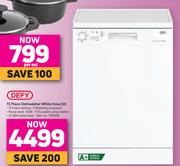 Defy 13 Place Dishwasher White DDW230