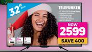 Telefunken 32" HD LED TV TLEDD-32HD