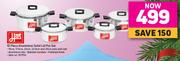 Hart 10 Piece Aluminium Solid Pot Set