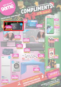 Game : Compliments Of The Season - Sunday Times (12 December - 18 December 2021), page 1