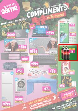 Game : Compliments Of The Season - Sunday Times (12 December - 18 December 2021), page 1
