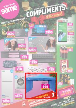 Game : Compliments Of The Season - Sunday Times (12 December - 18 December 2021), page 1