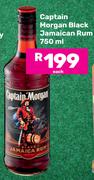Captain Morgan Black Jamaican Rum-750ml