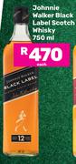 Johnnie Walker Black Label Scotch Whisky-750ml