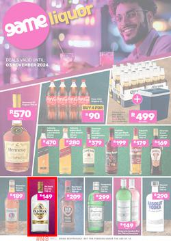 Game Liquor : Specials (21 October - 03 November 2024), page 1