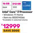 Lenovo Intel Core i7 Processor