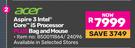 Acer Aspire 3 Intel Core i5 Processor Plus Bag & Mouse