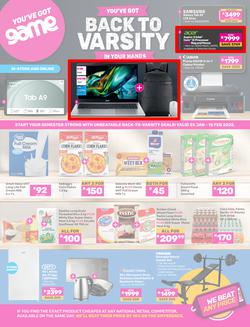 Game : Back To Varsity (25 January - 15 February 2025), page 1