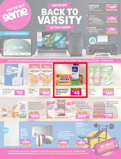 Game : Back To Varsity (25 January - 15 February 2025), page 1